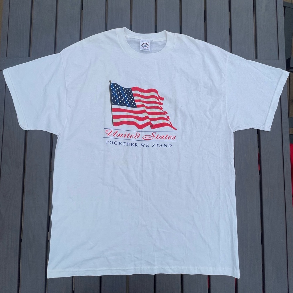 Vintage USA Together We Stand Flag T-Shirt